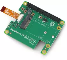 Raspberry Pi M.2 HAT+ – perdanga, skirta NVMe diskams ir M.2 priedams, skirta Raspberry Pi 5