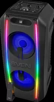 Garsiakalbis SVEN PS-740, juodas (100W, TWS, Bluetooth, FM, USB, Micro SD, LED ekranas, 4400mA*h)