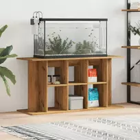 Akvariumo stovas, ąžuolo spalvos, 120x40x60cm, inžinerinė mediena