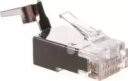 Gembird Digitus RJ45 kištukas 8P8C kat. 6A universalus ekranuotas AWG 22-24 X-ML-6F-OD-IMP kabeliams /100vnt.