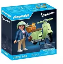 PLAYMOBIL - 1969 m. „Vespa 150 Sprint Veloce“, šviesiai žalias (71621)
