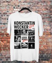 KONSTANTIN WECKER 2025 Lieder meines Lebens T Shirt Full Size S-5XL Unisex T-Shirt XXXL