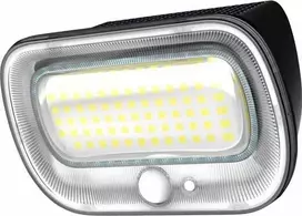 ECOLIGHT2 sieninis šviestuvas Saulės lempa Ecolight SOE-5 EC20111 lauko sieninis šviestuvas su prieblandos jutikliu 1x0,55W LED 4000K juodas