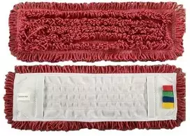 CleanRoom kilpinė mikropluošto grindų šluostė, raudona (40cm/50cm) - 50cm