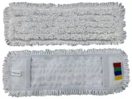 CleanRoom kilpinė mikropluošto grindų šluostė, balta (40cm/50cm) - 50cm