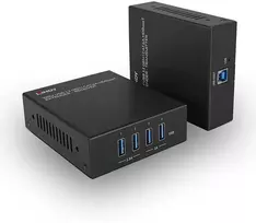 Tinklo Plėtiklis - LINDY Cat.6A USB 3.2 Gen 1 HDBaseT Plėtiklis 10 m