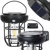 Saulės lempa su jutikliais CL-T88, 1800 lm, 22x13,5x6,5 cm