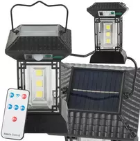 Saulės energija maitinama lempa su judesio jutikliu 60 LED COB