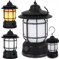Kempingo lempa LED su akumuliatorium ir USB