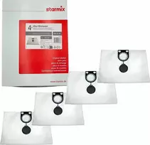 Starmix dulkių siurblio maišelis STARMIX FBV 45/78 mikropluošto maišeliai, 4 vnt.