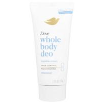 Dove, viso kūno dezodorantas, be kvapo, 2,5 fl oz (73 ml)