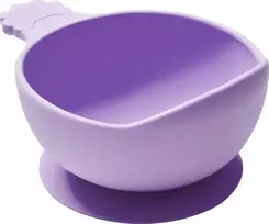 Nana's Manners Nana's Manners, 1 ŽINGSNIS, silikoninis dubuo su siurbtuku ir rankena, violetinė