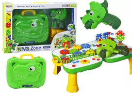 Konstruktorius su žaisliniu grąžtu Lean Toys Dino Zone
