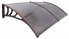 Gockowiak Bipohome MAKO DUO plastikinis stogelis 100x200 cm - rudas