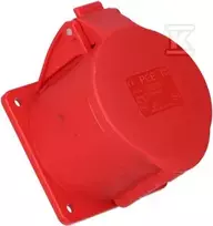 Pce TIESIAUSI PLOKŠTĖS LIZDAS 32A/5P/400V IP44