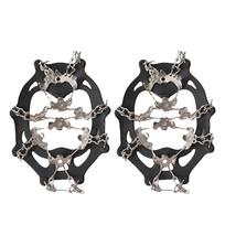 - Ice Traction Cleats, Superior Grip Snow Shoe Covers With Stainless Steel Studs, Winter Footwear For Ice, Snow & Freezing Surfaces, Easy-to-Wea L juoda
