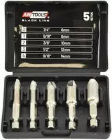 AW-Tools AWTOOLS IŠSUKIKLIAI VARŽTAMS 5vnt. Juodas LINE