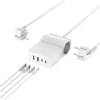 Listwa zasilająca 4smarts 6 in 1 USB-C/A listwa zasilająca Desk GaN 65W