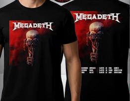 Megadeth 2026 m. turo tvarkaraštis, iliustracija: Blake Armstrong, Unisex marškinėliai 2XL