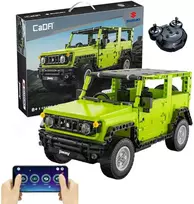 CaDA Statybiniai blokai Automobilis 32 cm Suzuki Jimny visureigis nuotoliniu valdymu RC 579 dalys