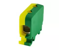 Simet AL-CU 1.5-50mm2 TS 35 geležinkelio jungtis, su sriegiu ZGG gelsvai žaliai 1vnt laidams.