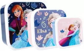 Vaikiškų priešpiečių dėžučių rinkinys 'Ledo Šalis' Frozen II Fresh Bites 3vnt