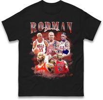Dennis Rodman bootleg vaikiški marškinėliai Chicago Bulls krepšinio viršus 110