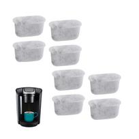 8PC Charcoal Water Filters For Coffee Machines The Particles Were Filtered From The Solution One Size balta