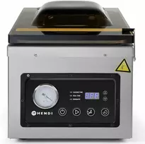 Kamerinė vakuuminio pakavimo mašina su alyvos siurbliu 260mm 1000W PROFI LINE 260 Hendi 201428