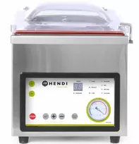 Profi Line kamerinė vakuuminė maisto pakavimo mašina didelėms porcijoms 300mm 370W - Hendi 975268