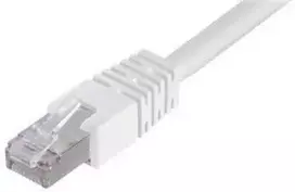 Deltaco STP-611V, 1,5 m, Cat6, F/UTP (FTP), RJ-45, RJ-45, baltas