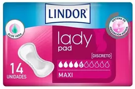 Lindor Light Urinary Incontinence Absorbent MoliMed Maxi 660 ml 14 vnt įklotų