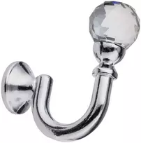 Užuolaidų laikiklis DOMOLETTI MINI CRYSTAL, chromo