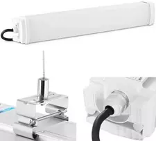 Wiesenfield LED lempos šviestuvas vandeniui atsparus hermetiškas dirbtuvių sandėliui IP65 2200 lm 60 cm 20 W