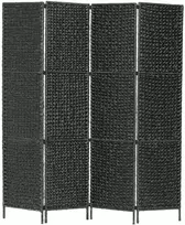 Kambario pertvara, 4 d., juoda, 154 x 160 cm, vandens hiacintas