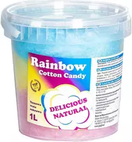 Bartpol Spalvinga vaivorykštinė cukraus vata Rainbow Cotton Candy 1L