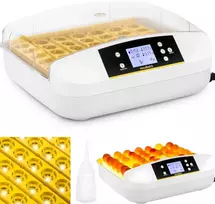 Incubato Inkubatorius, perykla, perykla 42 vištų kiaušiniams, 90 W + ovoskopas