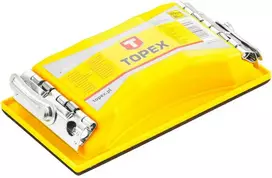 Šlifavimo kaladėlė TOPEX 85x165 mm su gnybtais