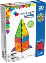 MAGNA-TILES MICROMAGS Konstruktorius „Combo“, 20 det.