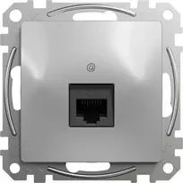 Schneider Electric Sedna Design RJ45 cat.5e UTP kompiuterio lizdas sidabrinis aliuminis SDD113451
