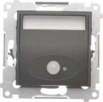 Kontakt-Simon Simon 54 LED šviestuvas su judesio jutikliu 230 V AC 1,4 W šiltai baltas 3100K juodas kilimėlis DOSC.01/49