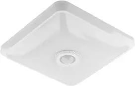 Lubinis šviestuvas GTV 12W LED plafonas ITALIA KW, baltas, 4000K, su judesio davikliu