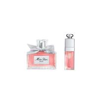 DIOR Perfume Two-piece set: Miss Parfum 35ml+#001 Pink lip gloss oil balta
