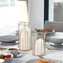 Myhome Lampion Golden Line 11,3 x 11,3 x 18,5 cm MANO NAMAI