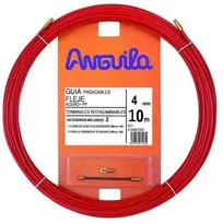 Kabelio pratraukėjas (10m, 4mm, raudonas, plieno)