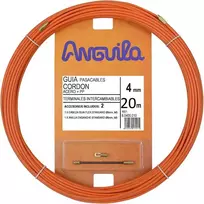 Kabelio pratraukėjas (20m, 4mm, oranžinis, plieno)