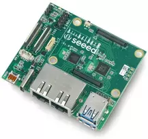 Seeed Studio Dviejų Gigabit Ethernet Carrier plokštė, skirta Raspberry Pi Compute Module 4, Seeedstudio 102110497