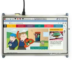 Oem Waveshare varžinis lietimui jautrus ekranas Raspberry Pi mikrokompiuteriui - LCD TFT 10.1