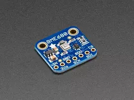 Adafruit BME680 - Temperatūros drėgmės slėgio VOC dujų jutiklis 3.3V - 5V I2C / SPI