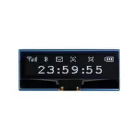2.23” 128x32px OLED ekranas, SPI/I2C, juodas/baltas, skirtas Raspberry Pi Pico, Waveshare 19750